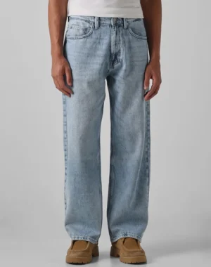 Standard Fit Relaxed Jeans – Vintage Bleach Wash